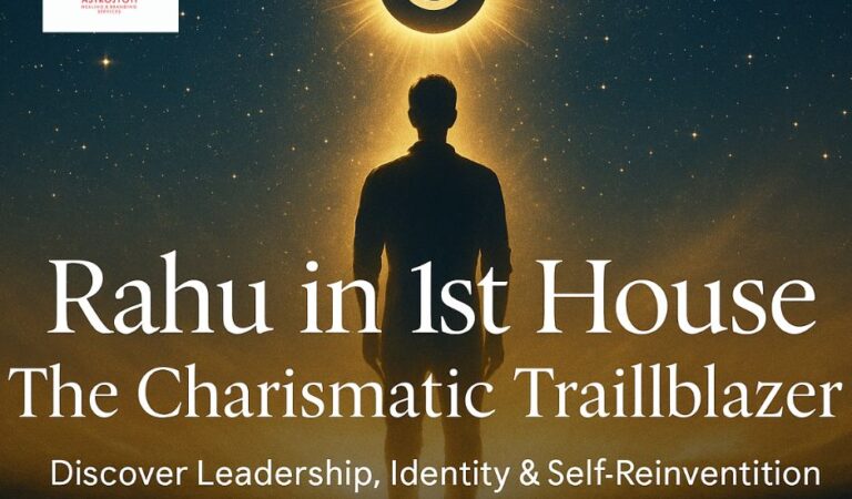 Rahu in the 1st House — The Charismatic Trailblazer and Master of Self-Identity