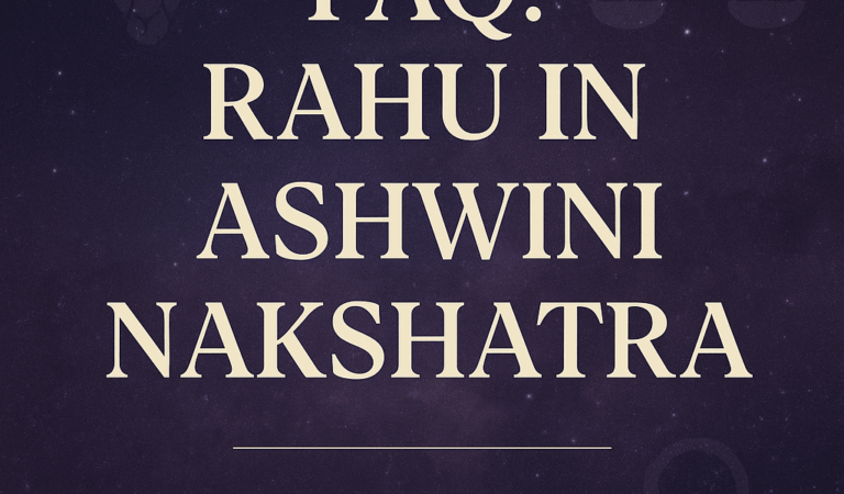 Rahu in Ashwini Nakshatra & Ketu in Chitra / Swati Nakshatra: The Karmic Tug Between Independence and Partnership