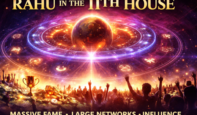 Rahu in the 11th House — The Visionary Networker and Manifestor of Dreams