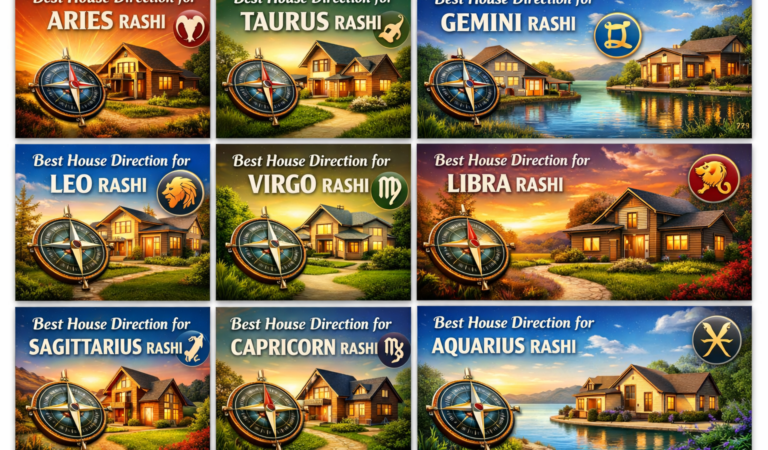 House Direction for Aries to Pisces- The complete Guide