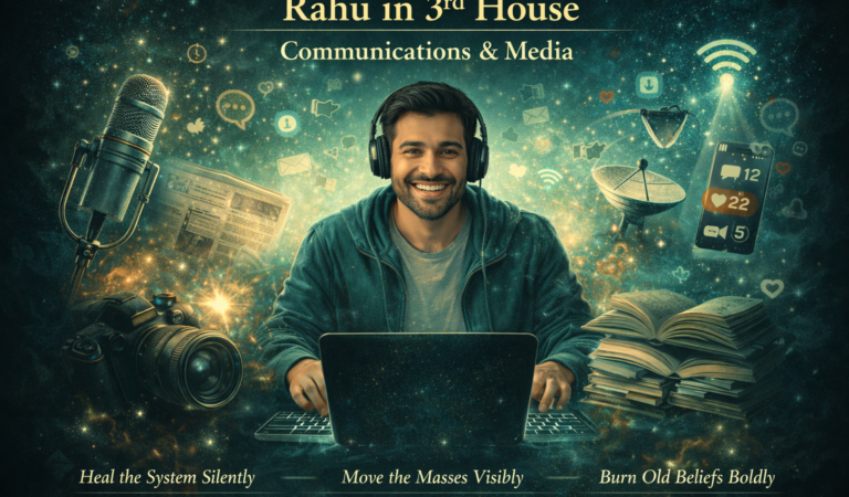 Rahu in the 3rd House — The Fearless Communicator